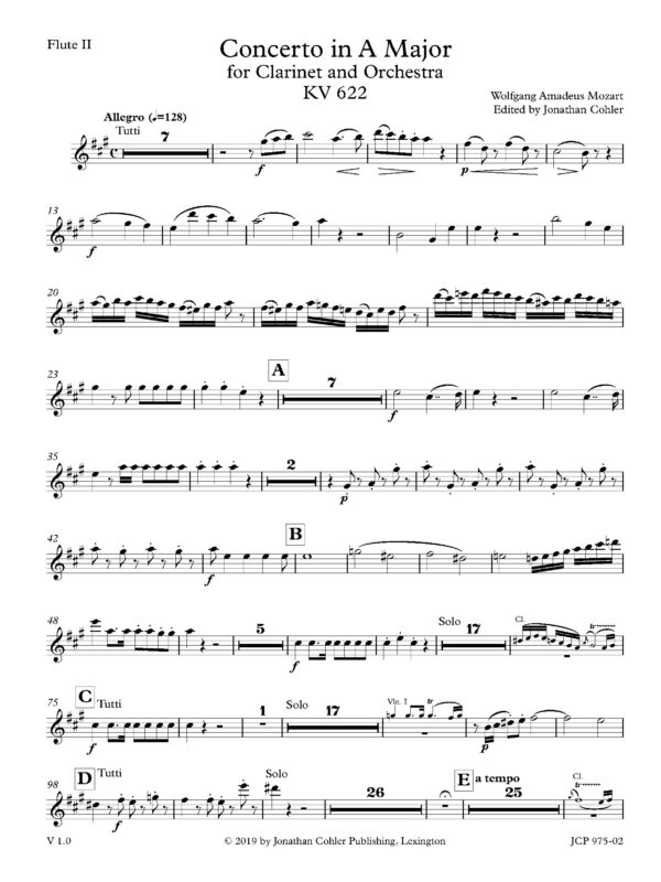 Flute II Page 1