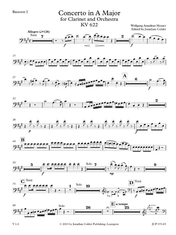 Bassoon I Page 1