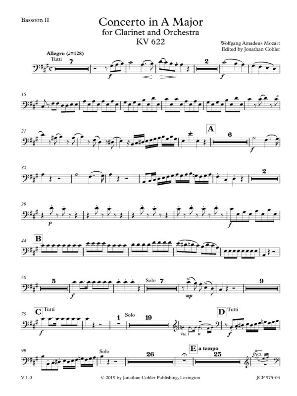 Bassoon II Page 1